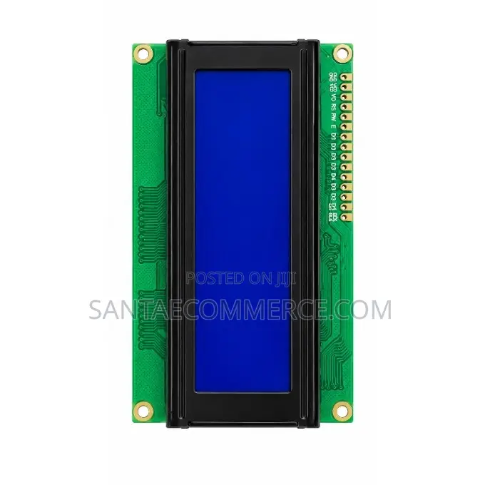 20×4 Character LCD Display Module 2004A 16-Pin HD44780-Compatible