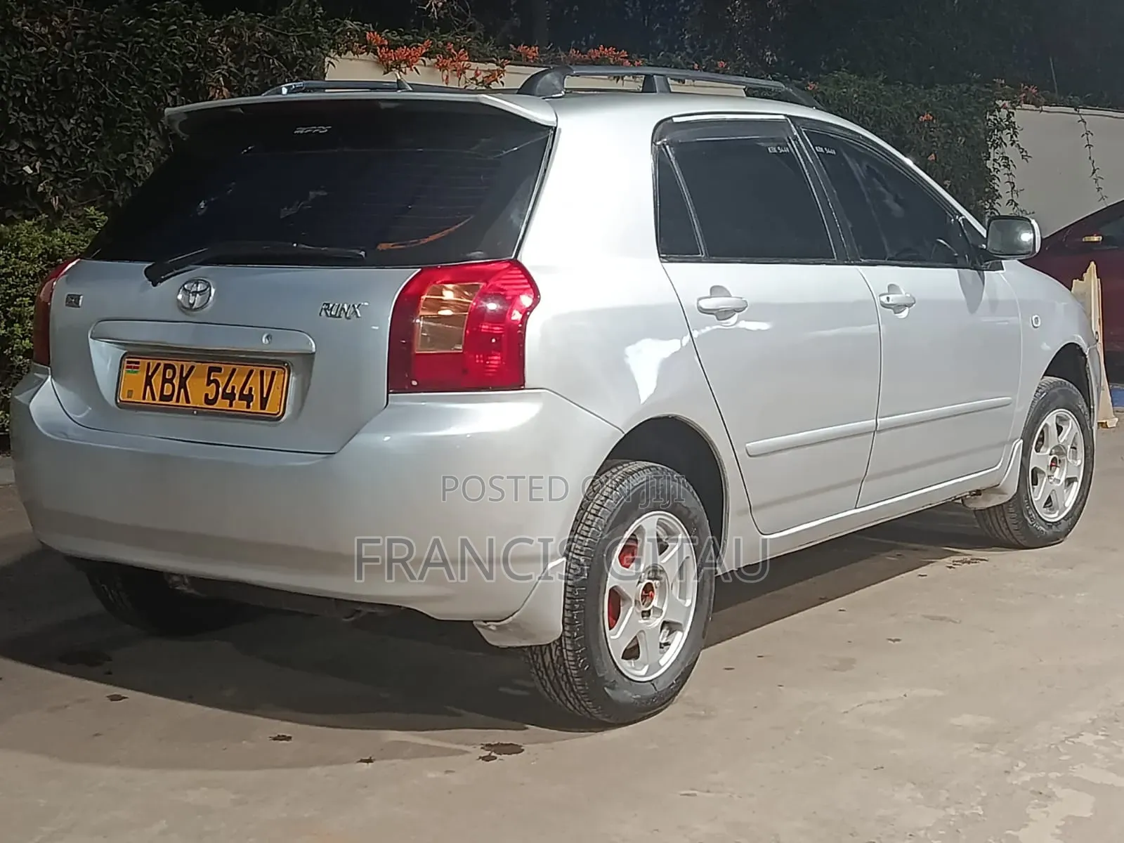 Toyota Allex 2003 Silver