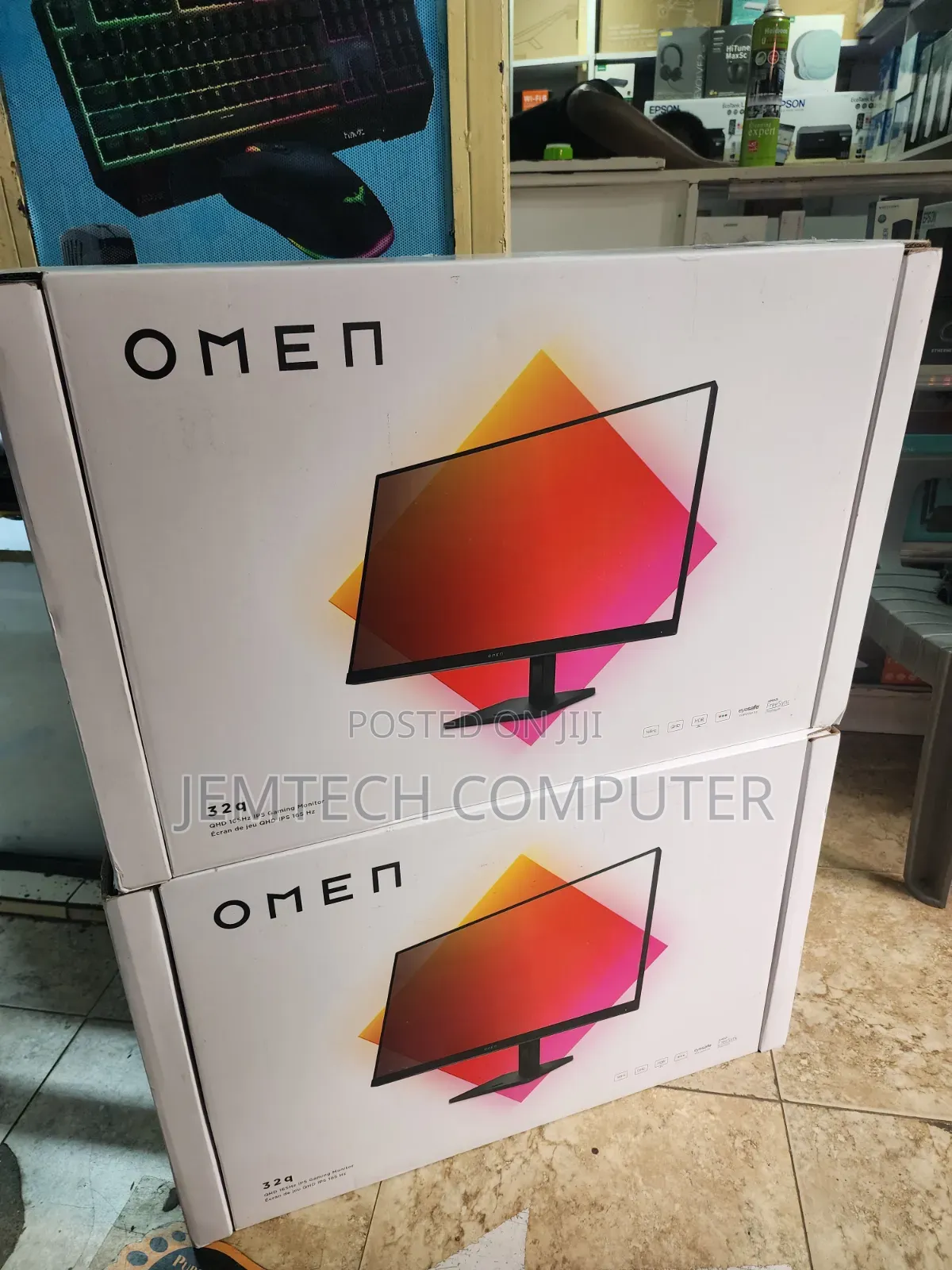 HP Omen 32q QHD 165hz 32 Inch Gaming Monitor