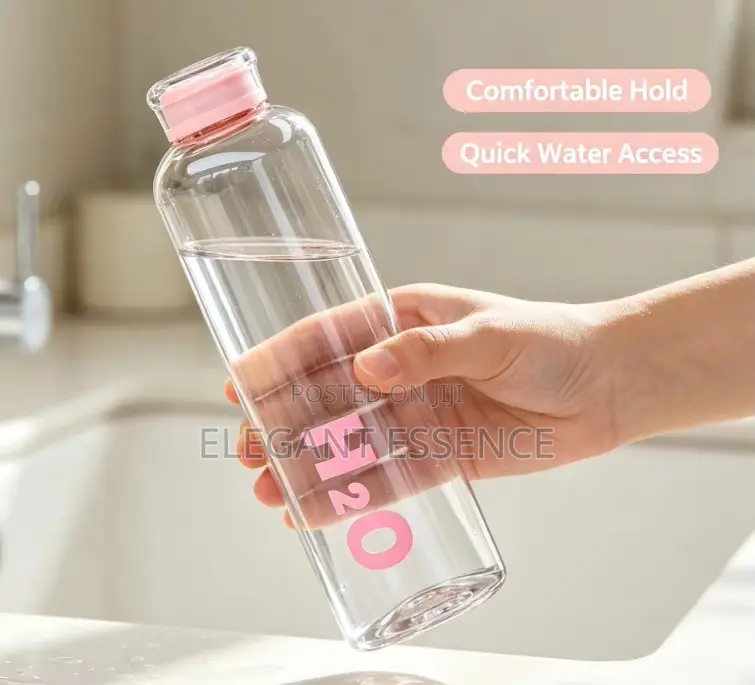 Glass Water Bottle-1l