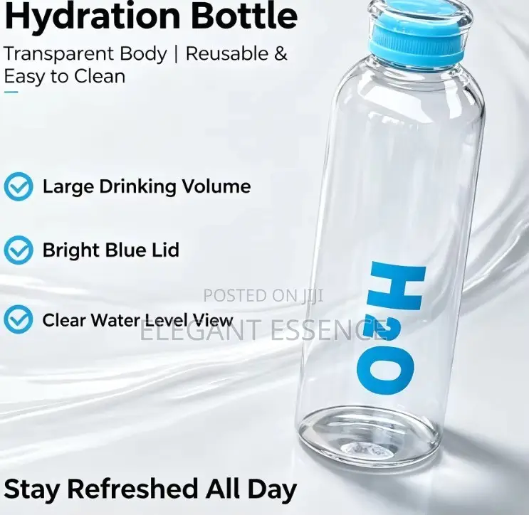Glass Water Bottle-1l