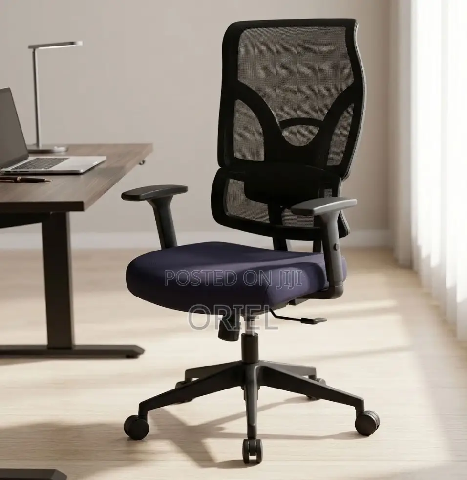 High Back Ergonomic Office Chair : Executive Swivel Seat