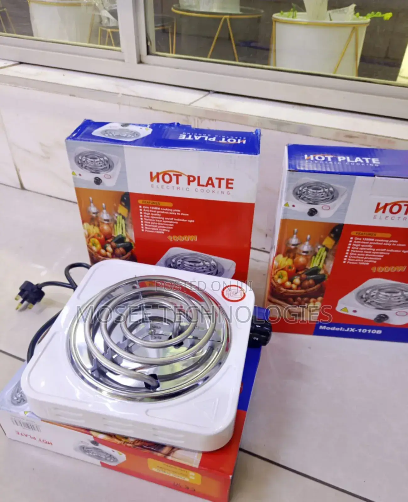 Portable Electric Cooktop Burner With Overheat Protection