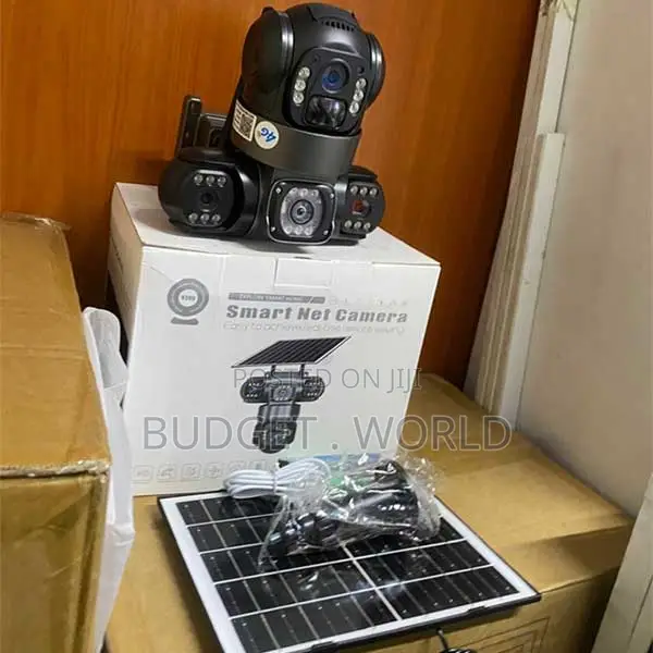 Full-Color 24/7 Triple Lens 4G Solar Camera Smart 360° Security4G SIM