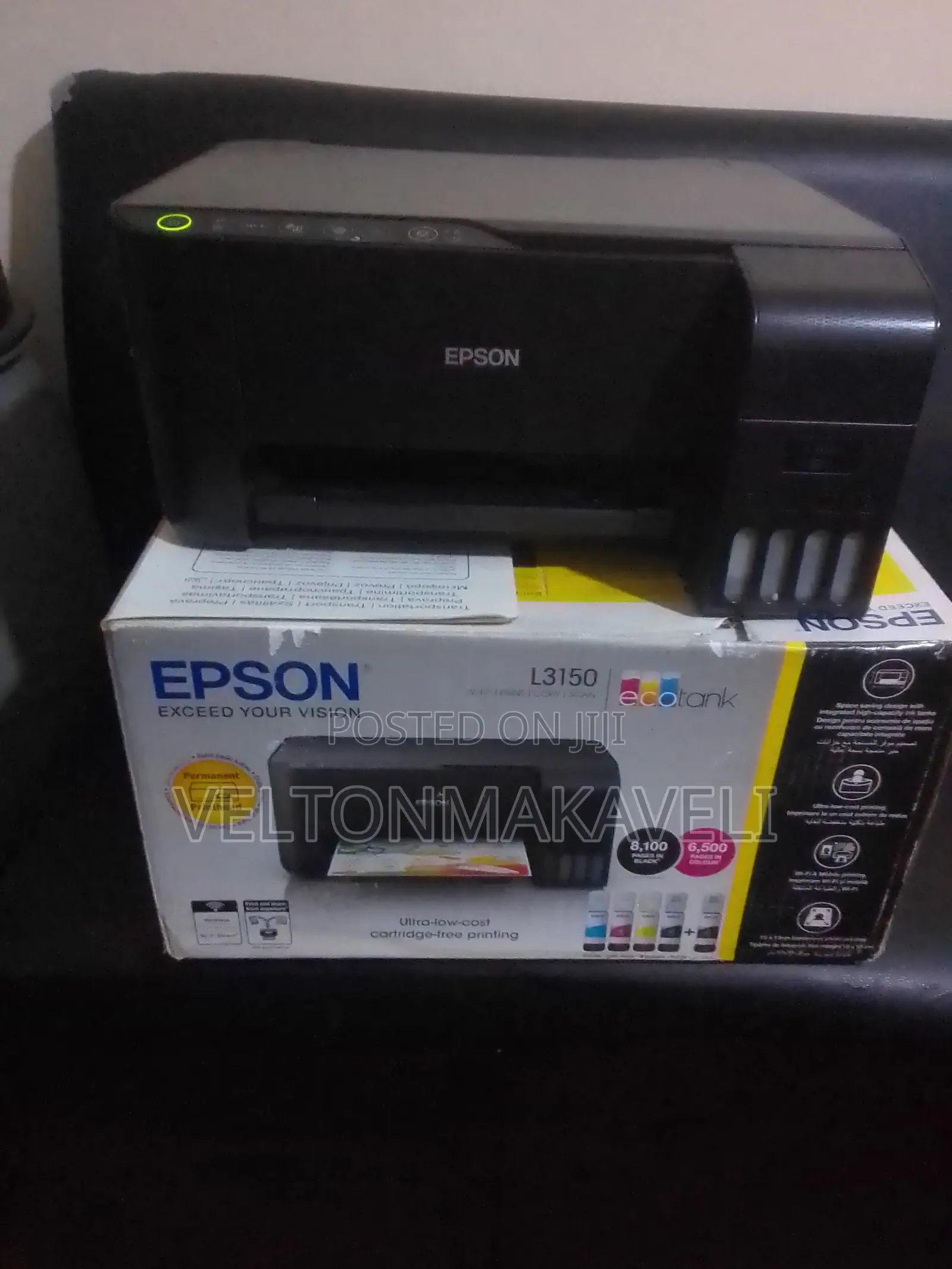 Epson EcoTank L3150 Wi-Fi All-in-One Ink Tank Printer