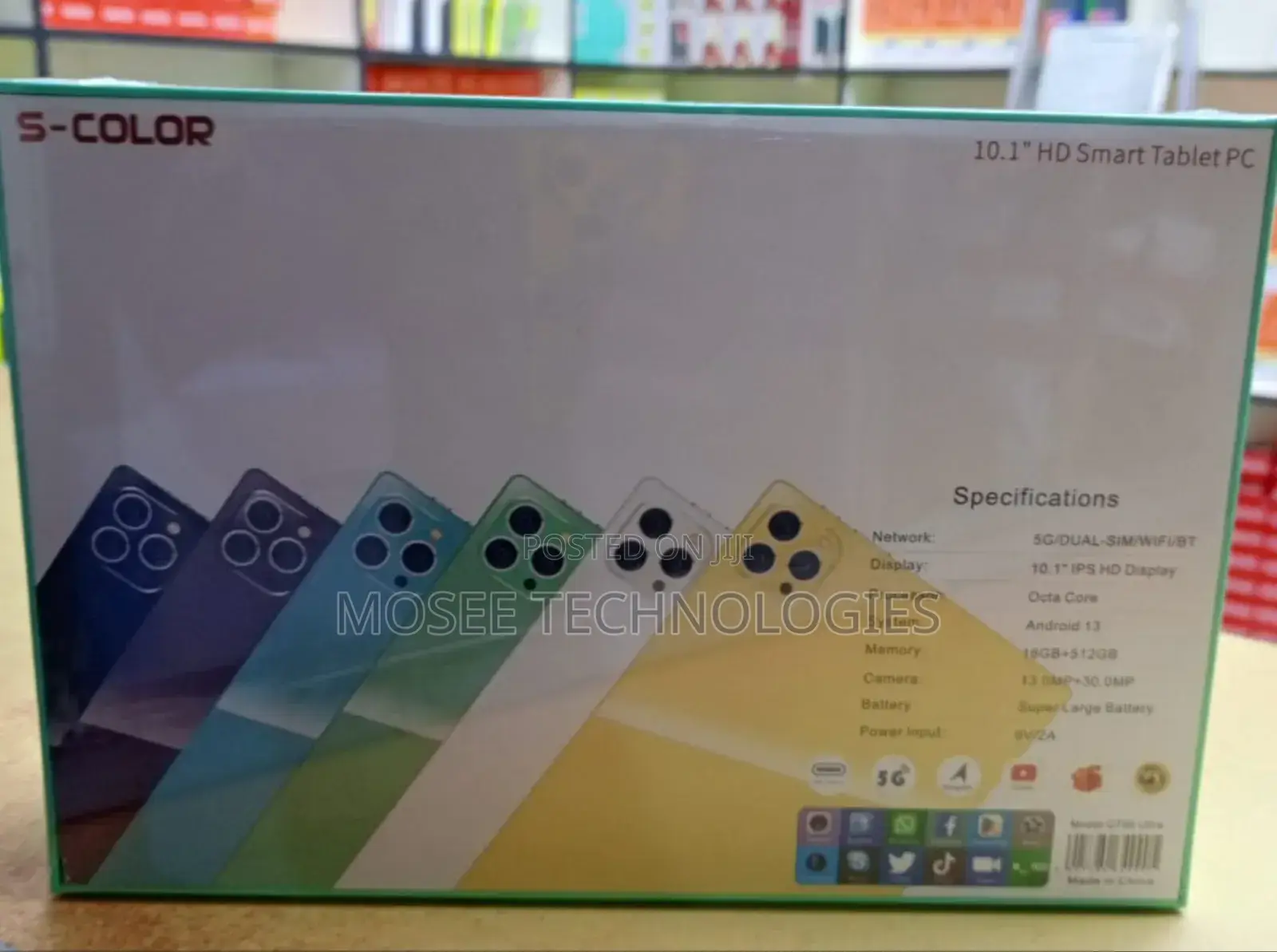 S-Color Gt90 Ultra 10.1" Hd Ips Tablet | 512gb Rom + 16gb Ram