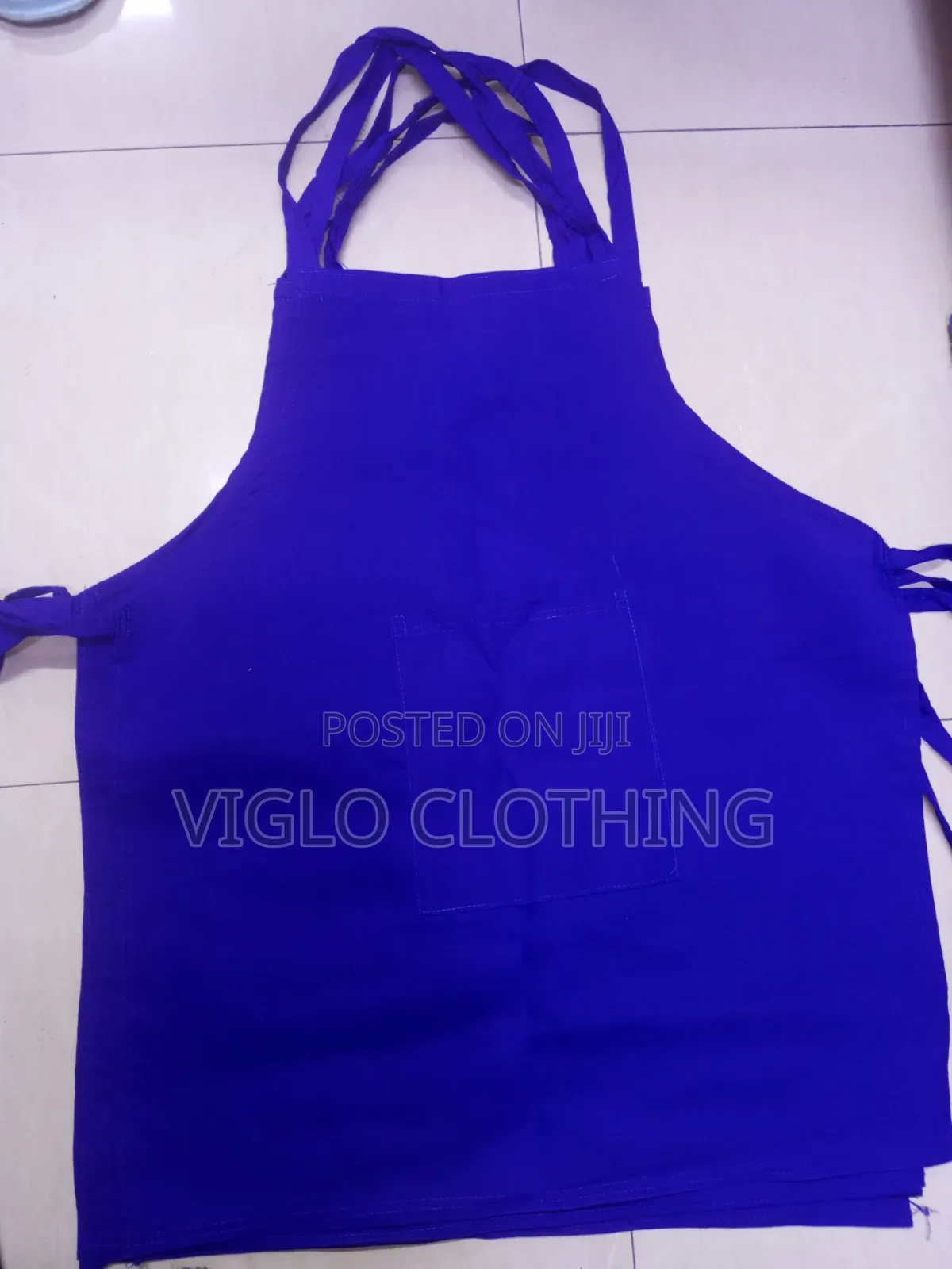 Royal Blue Cotton Aprons Available