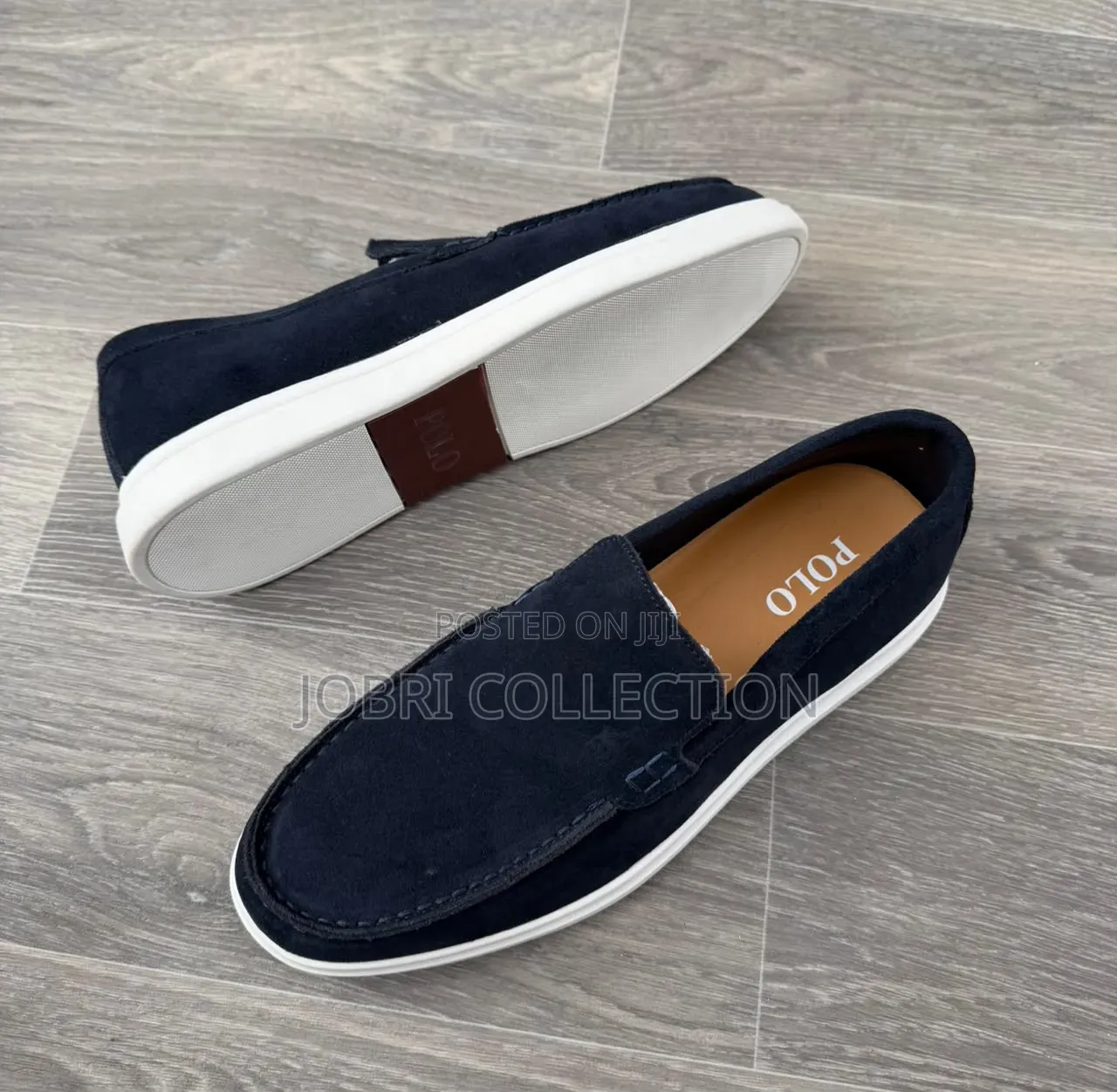 High Quality White Sole Polo Loafers
