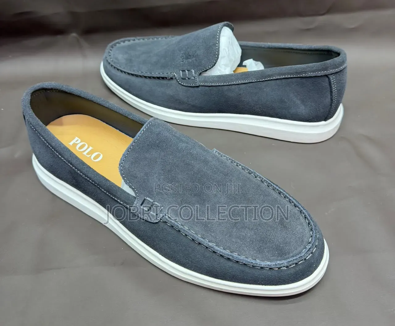 High Quality White Sole Polo Loafers