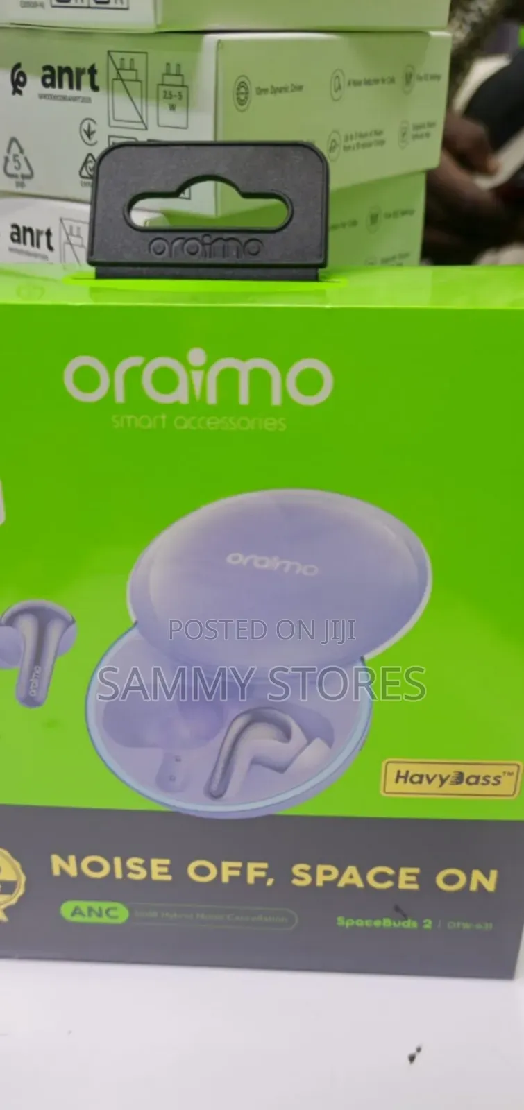 Oraimo SpaceBuds 2 52dB Hybrid ANC Bluetooth Earbuds