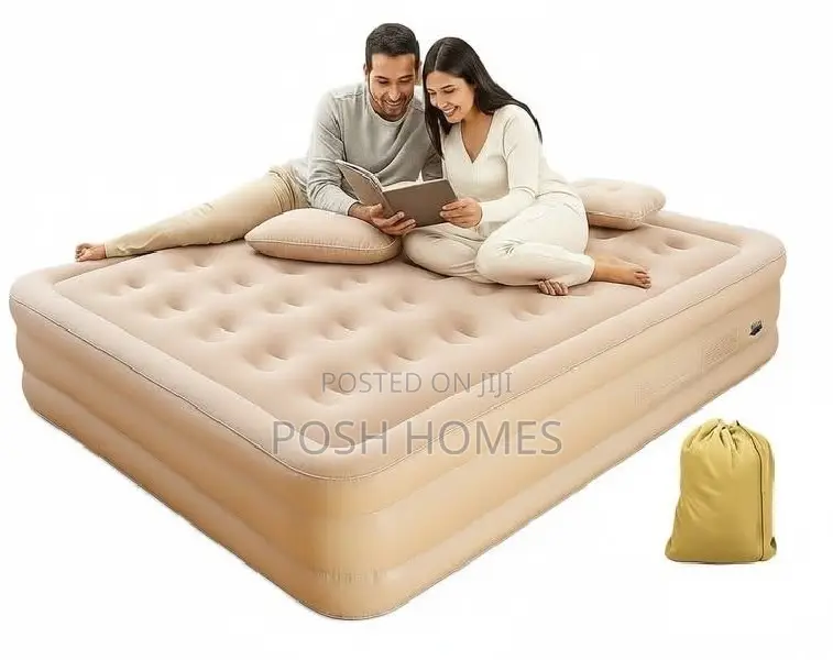 Inflatable King Size Airbed Mattress With in Built Pump