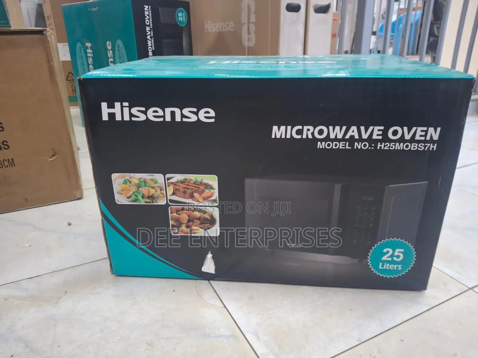 25l Black Hisense Microwave