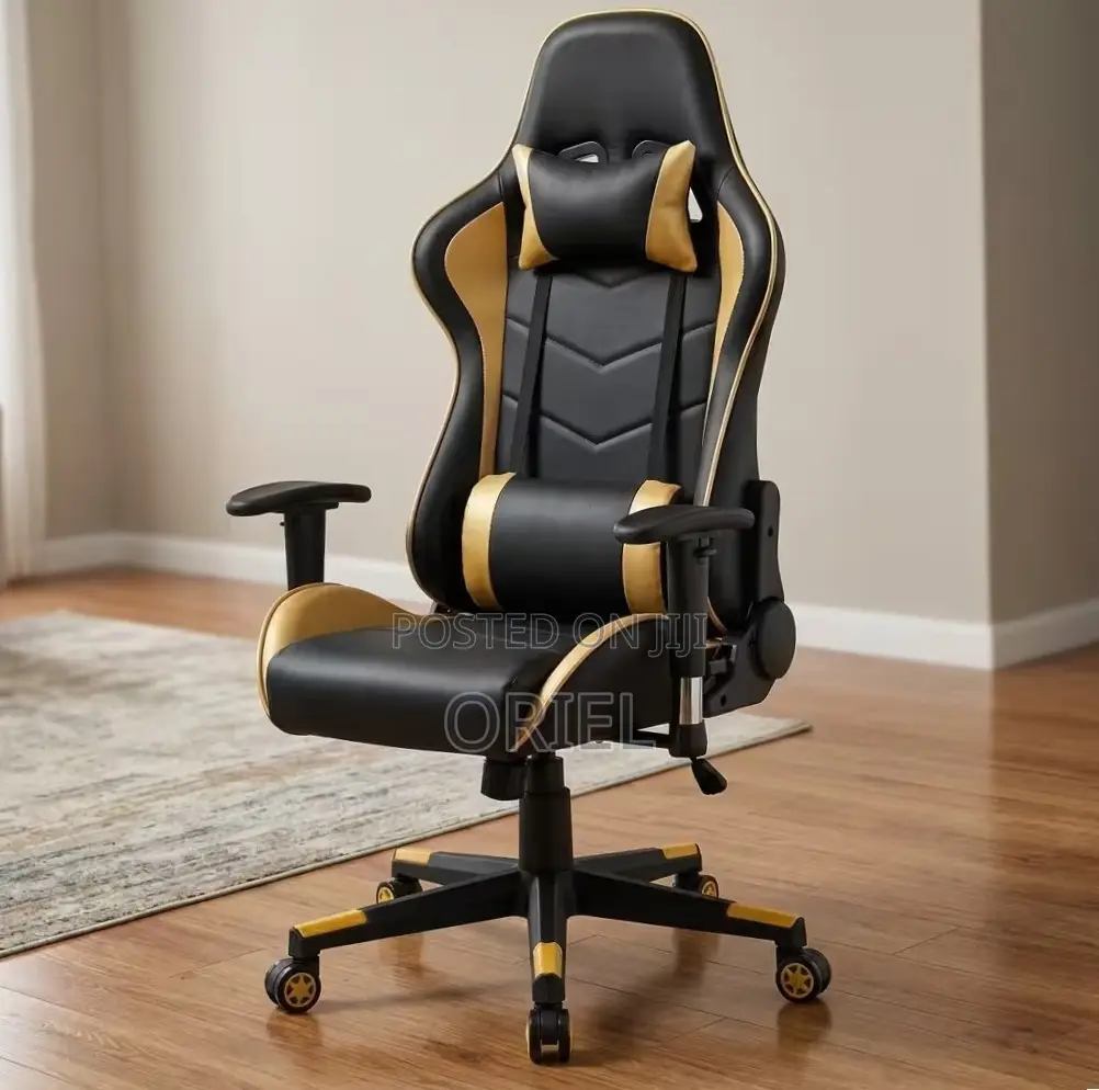 Adjustable Leather Gaming Chair : Leather Recliner Gamers Chair