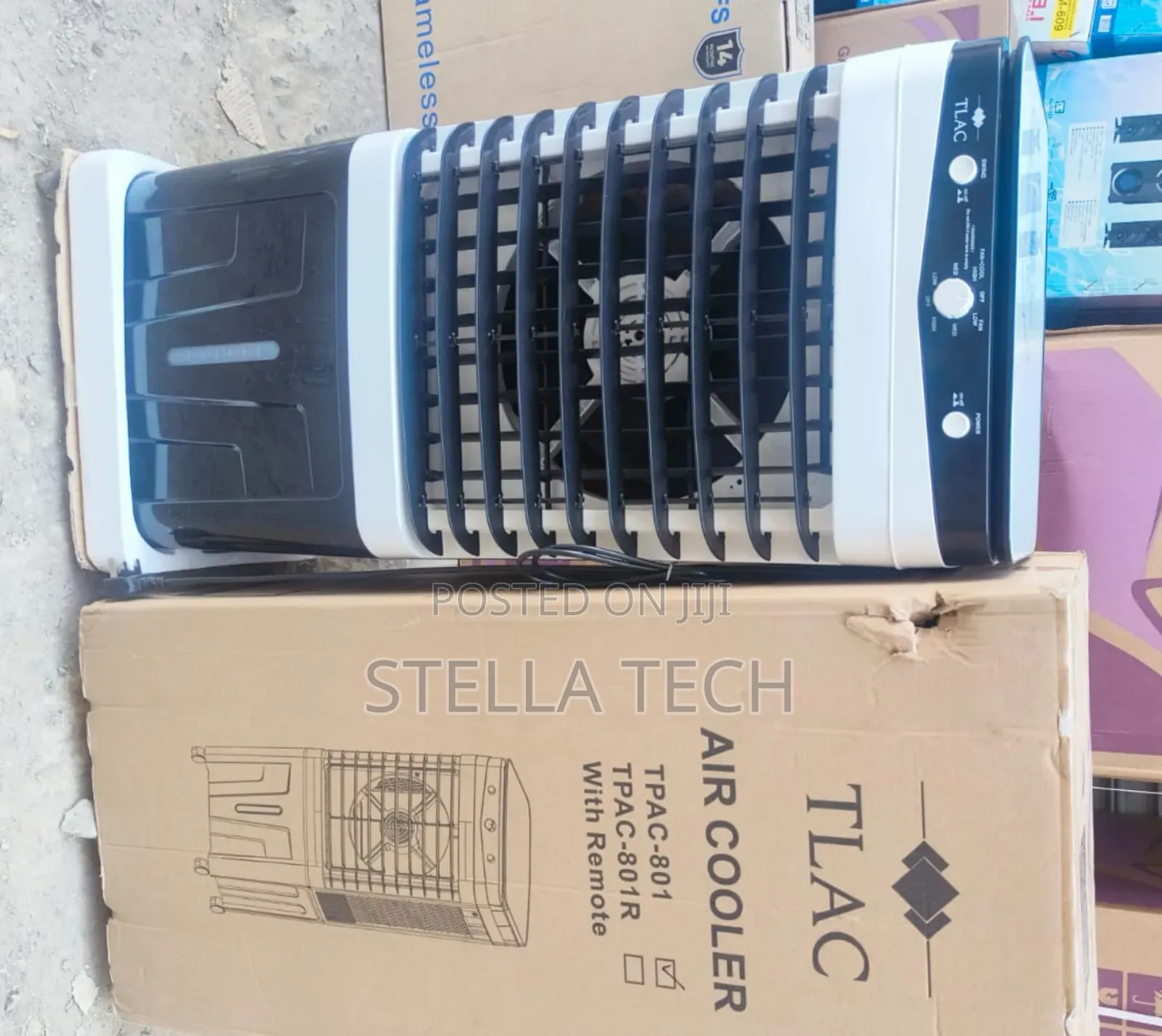 TLAC 50L Air Cooler Machine Portable Water-Cooled Moving Air Cooler