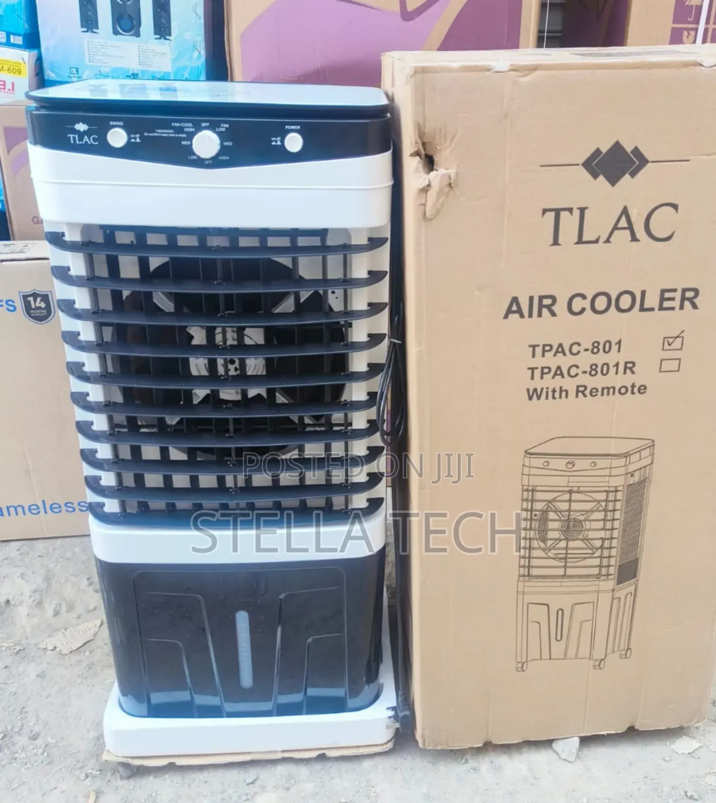 TLAC 50L Air Cooler Machine Portable Water-Cooled Moving Air Cooler