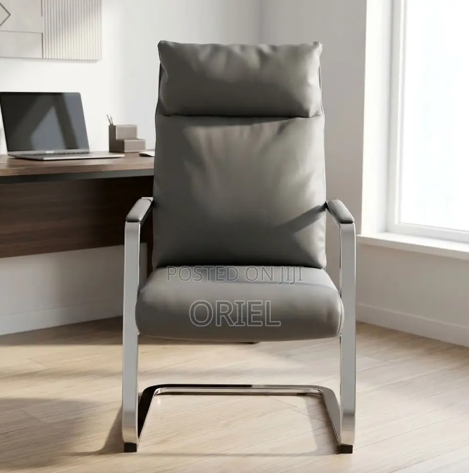 Office Visitor Chair : Gray Reception Visitor Chair
