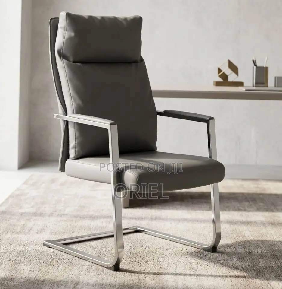 Office Visitor Chair : Gray Reception Visitor Chair
