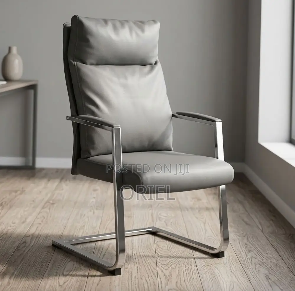 Office Visitor Chair : Gray Reception Visitor Chair