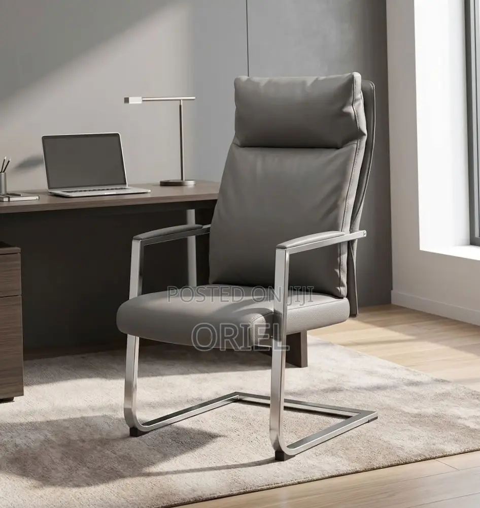 Office Visitor Chair : Gray Reception Visitor Chair