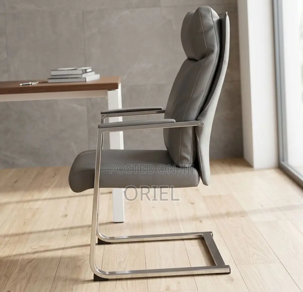 Office Visitor Chair : Gray Reception Visitor Chair