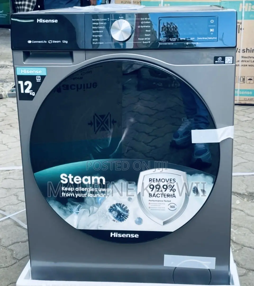 HISENSE FRONT 12Kg Machine