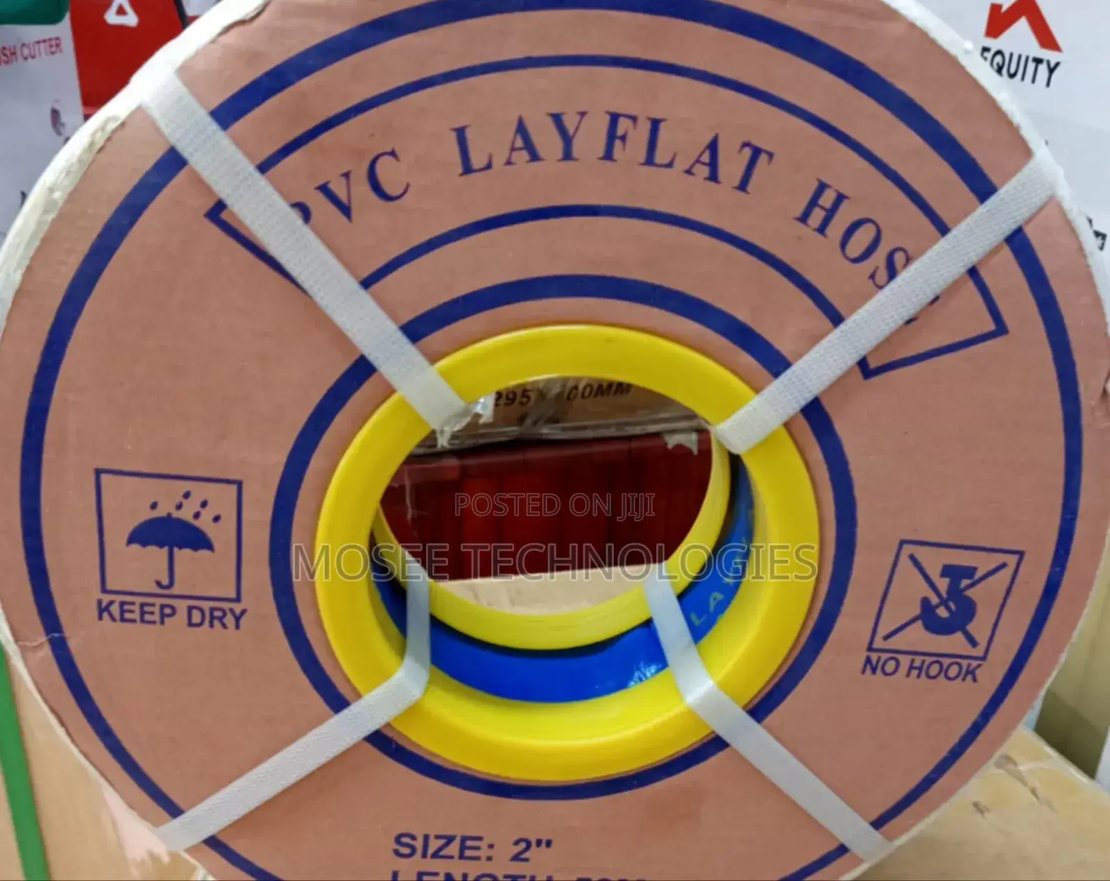 50-Meter PVC Layflat Irrigation & Drainage Hose (2")