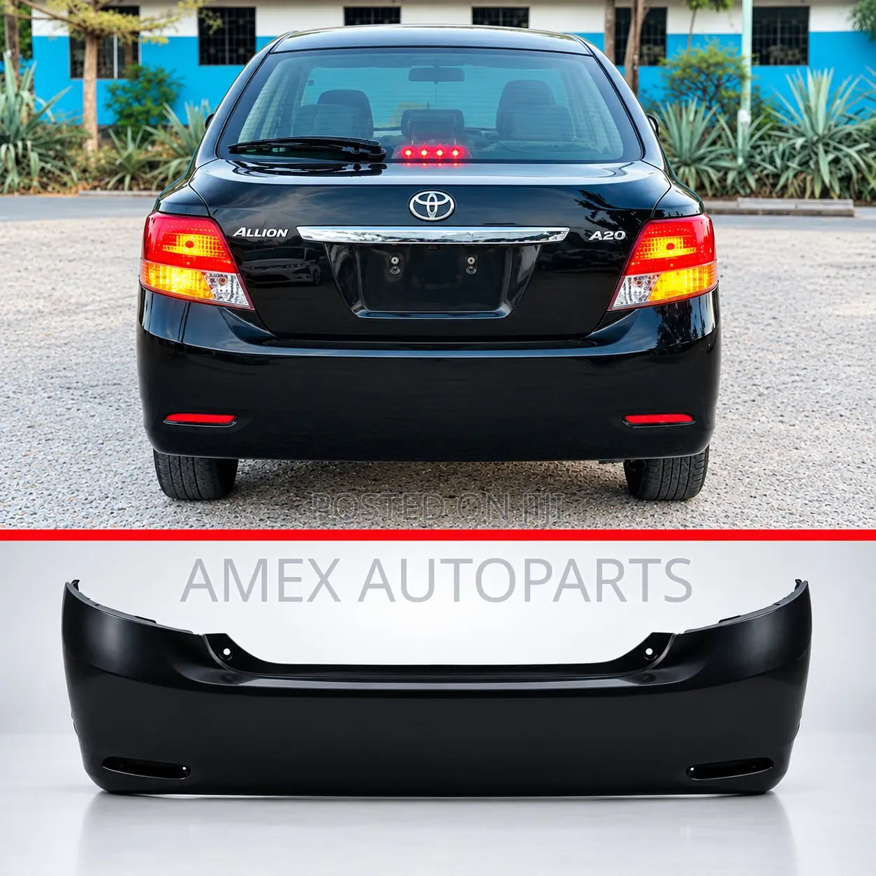 Rear Bumper Toyota Allion 260 2008 Onwards