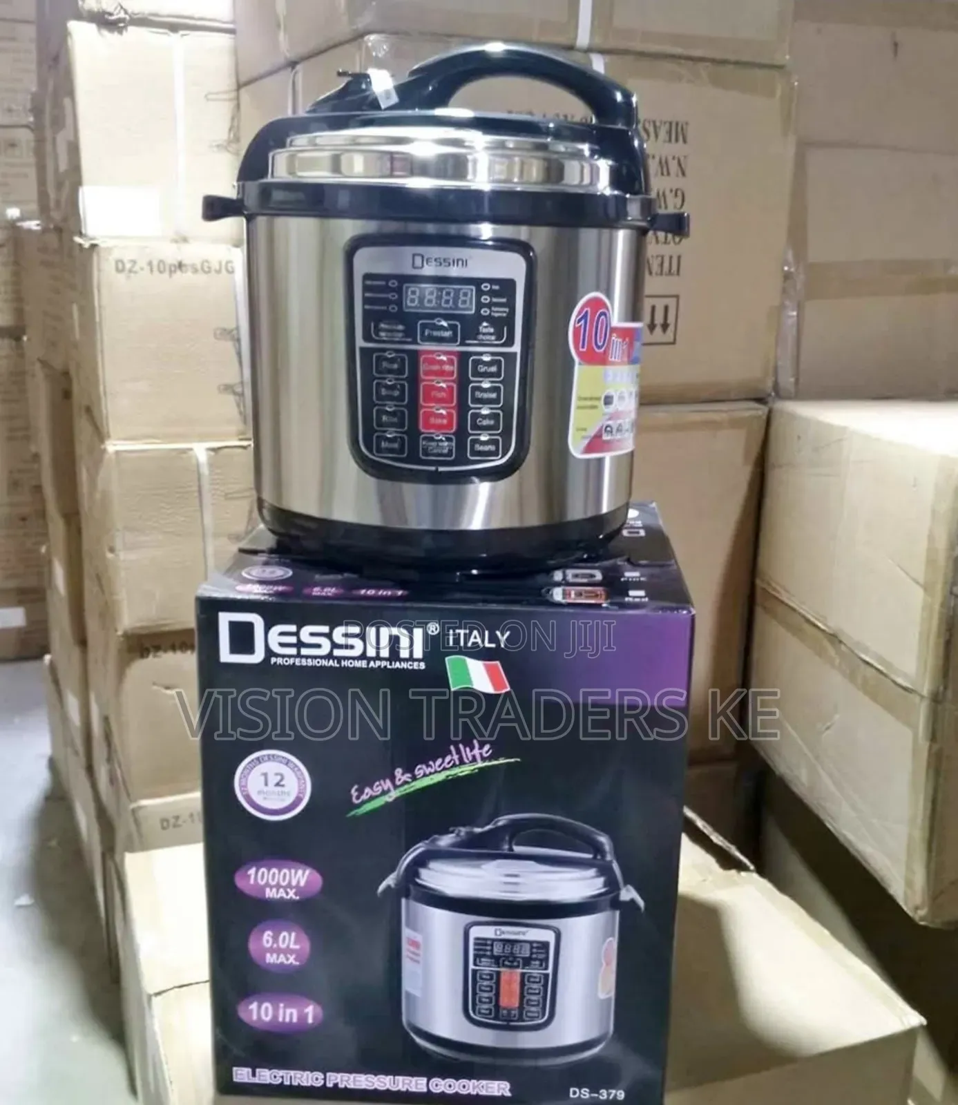 6ltrs Dessini Electric Pressure Cooker