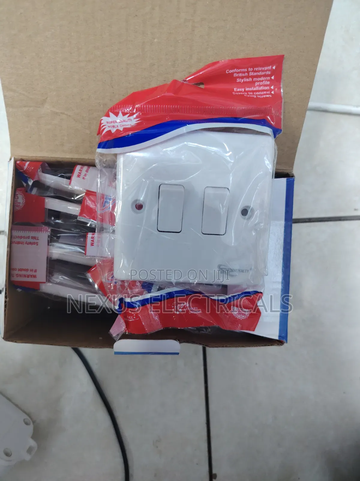 Switch 2 Gang 2 Way (10 Pcs)