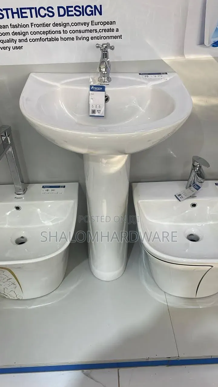 Hand Wash Basin and Pedestal