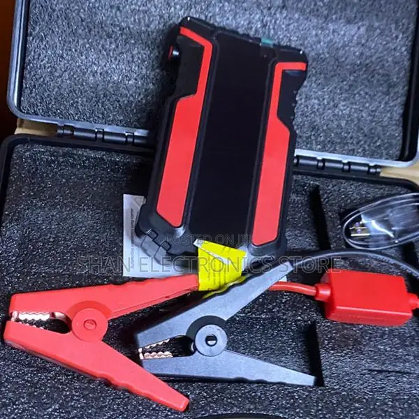 Durable Car Jump Starter Kit With LCD Display and a Torch