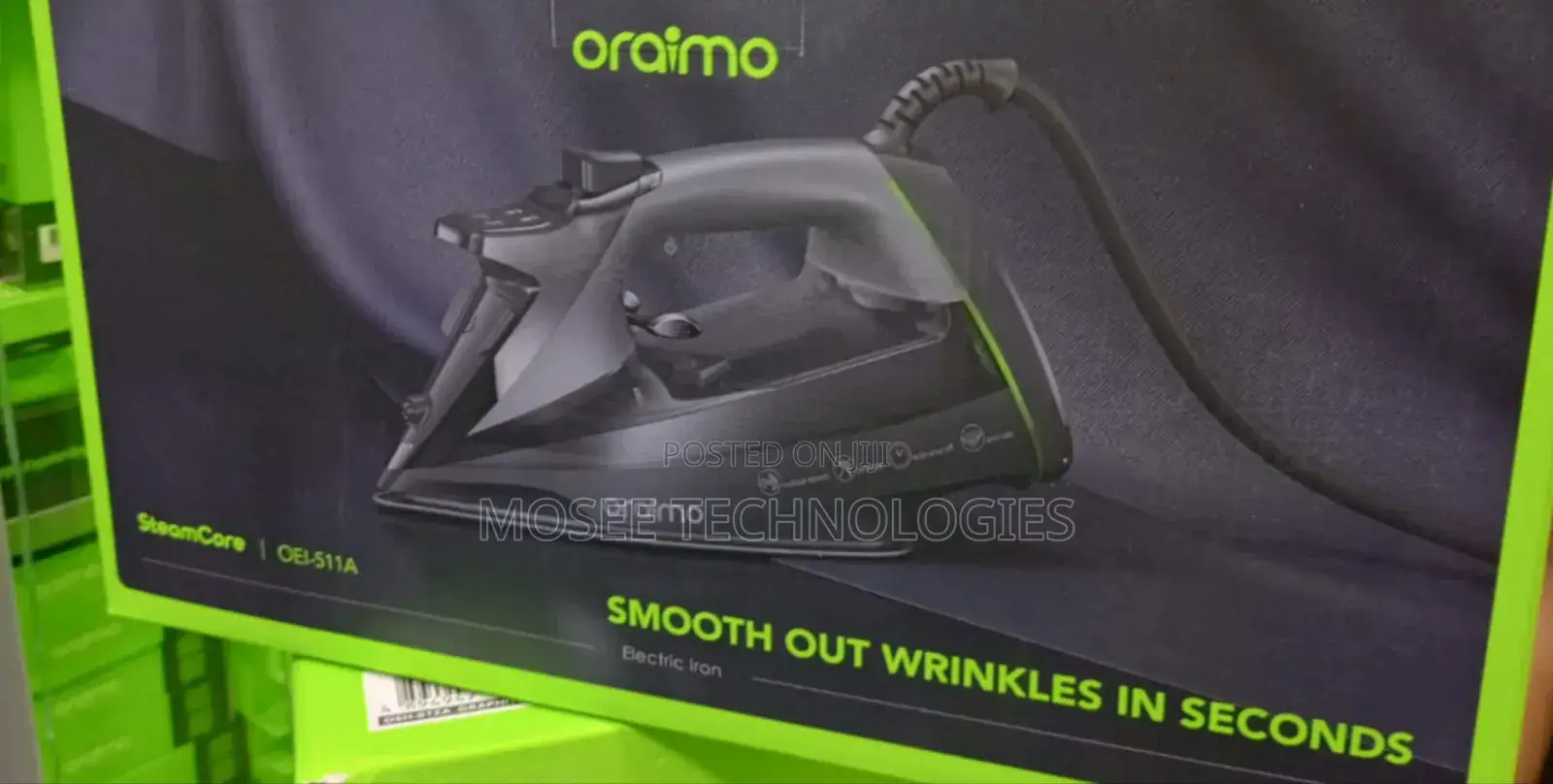 Oraimo SteamCore 2500W Instant-Heat Electric Iron