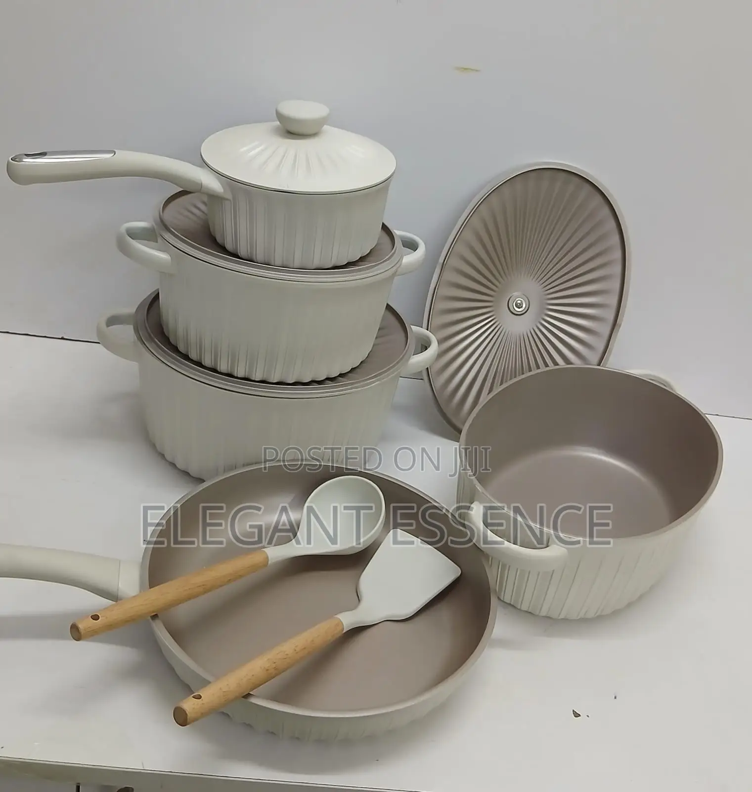 11pcs Premium High Quality Uakeen Non_stick Cookware Set
