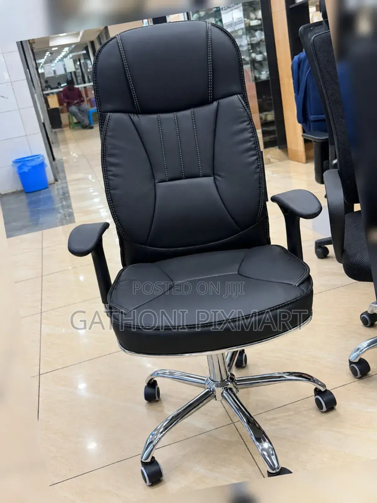 Executive High Back Leather Office Chair – Premium Managerial Chair