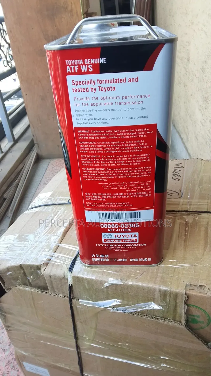 Toyota Ws Automatic Transmission Fluid(Atf) 4l