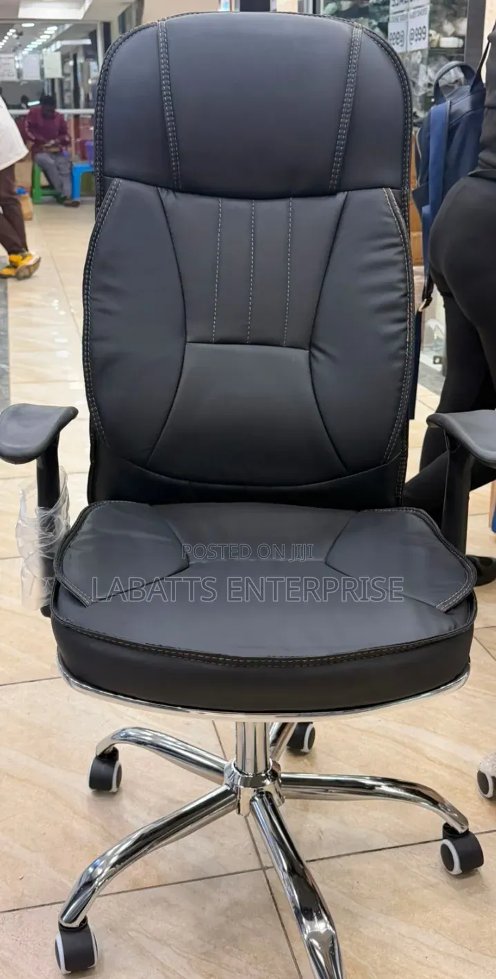 Premium High-Back Executive Leather Office Chair