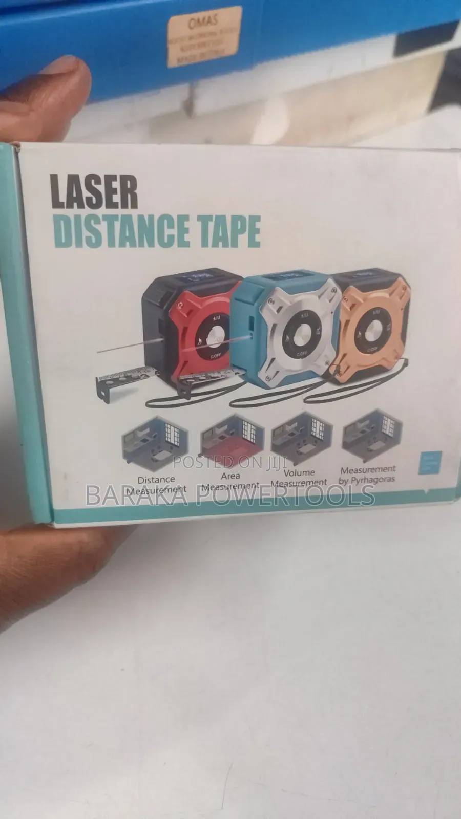 This Is a Laser Distance Measuring Tape — A 2-in-1