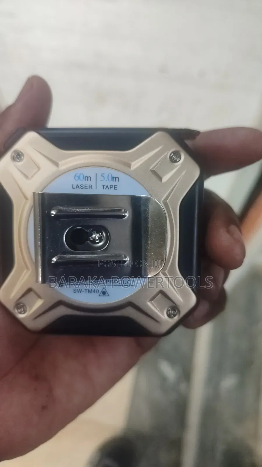 This Is a Laser Distance Measuring Tape — A 2-in-1