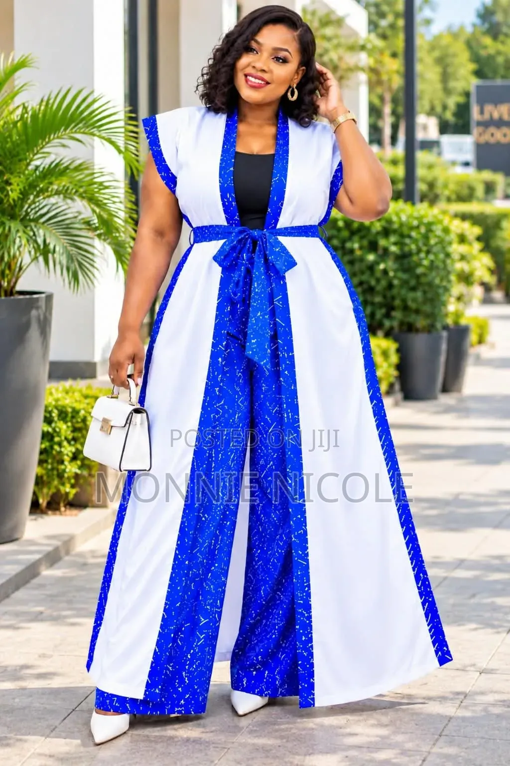Kitenge Kimono Plus Pallazo Matching Pants
