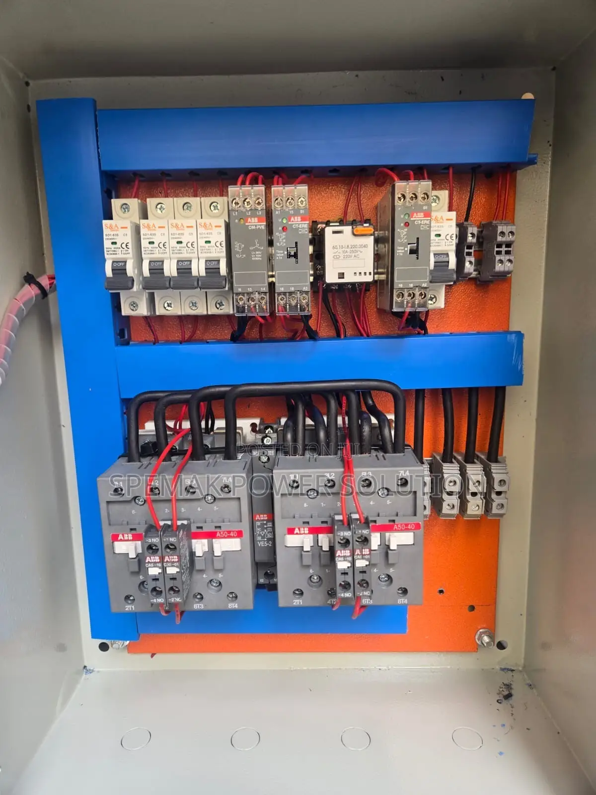 100KVA Generator Automatic Changeover Switch (ABB Contactors)