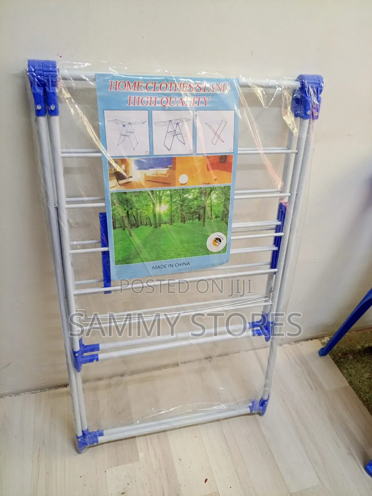 Adjustable Foldable Clothes Stand – Heavy-Duty Laundry Rack