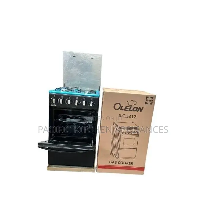 OLELON 50×55 Standing Cooker 3 Gas + 1 Electric – Electric Oven