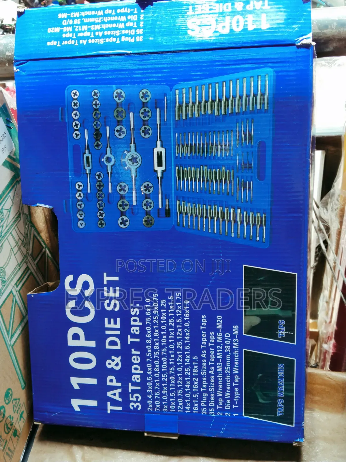 Tap and Die Set-110 Pieces
