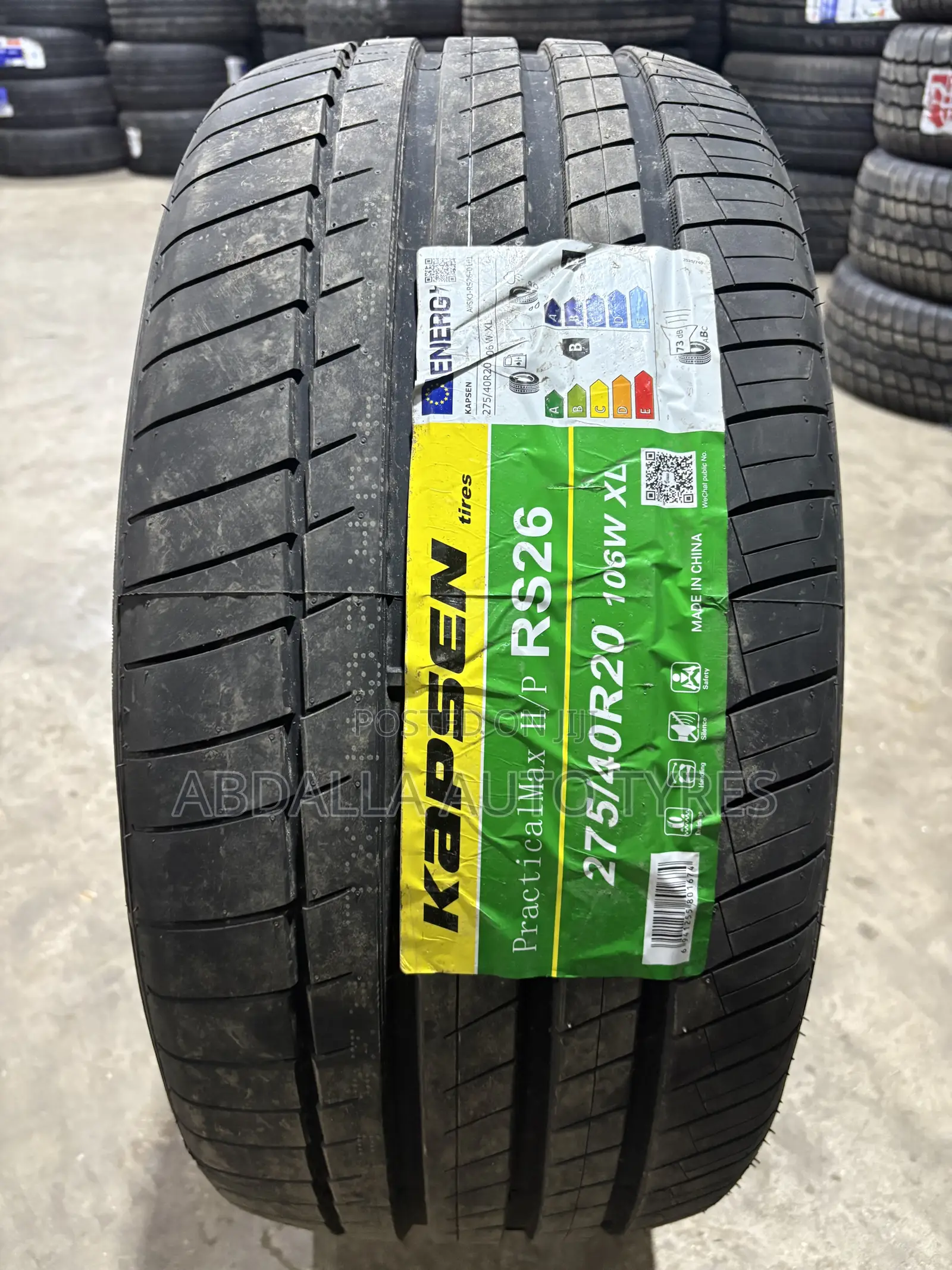 275/40r20 106w Xl Kapsen Tyre