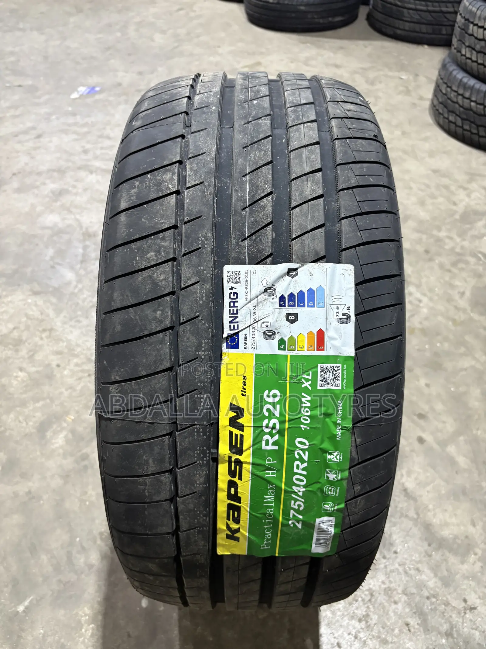 275/40r20 106w Xl Kapsen Tyre