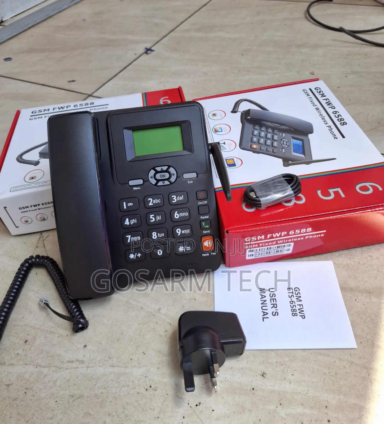 ETS 6588 GSM Fixed Wireless Phone With SIM Card Slot