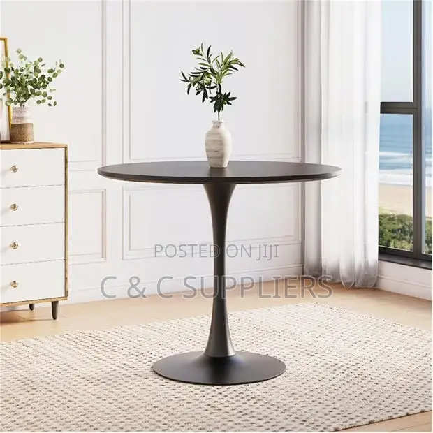 Black Tulip Balcony Round Table