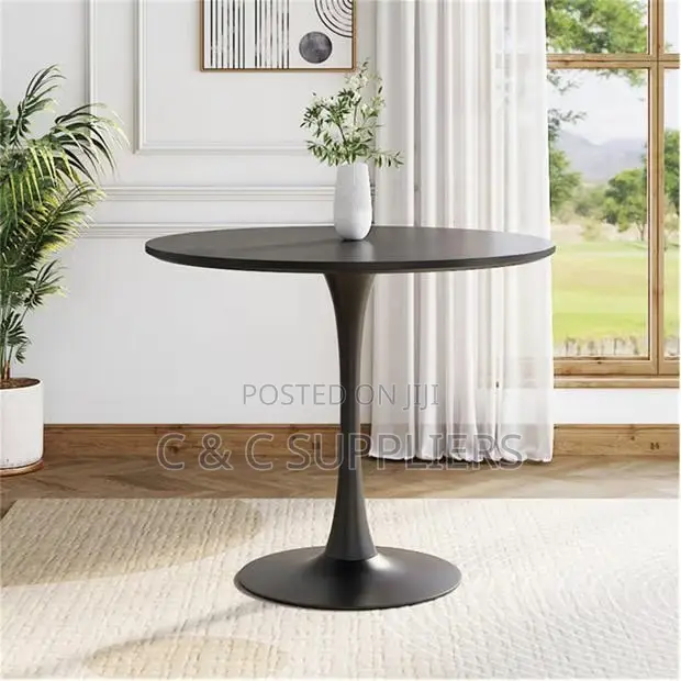 Black Tulip Balcony Round Table