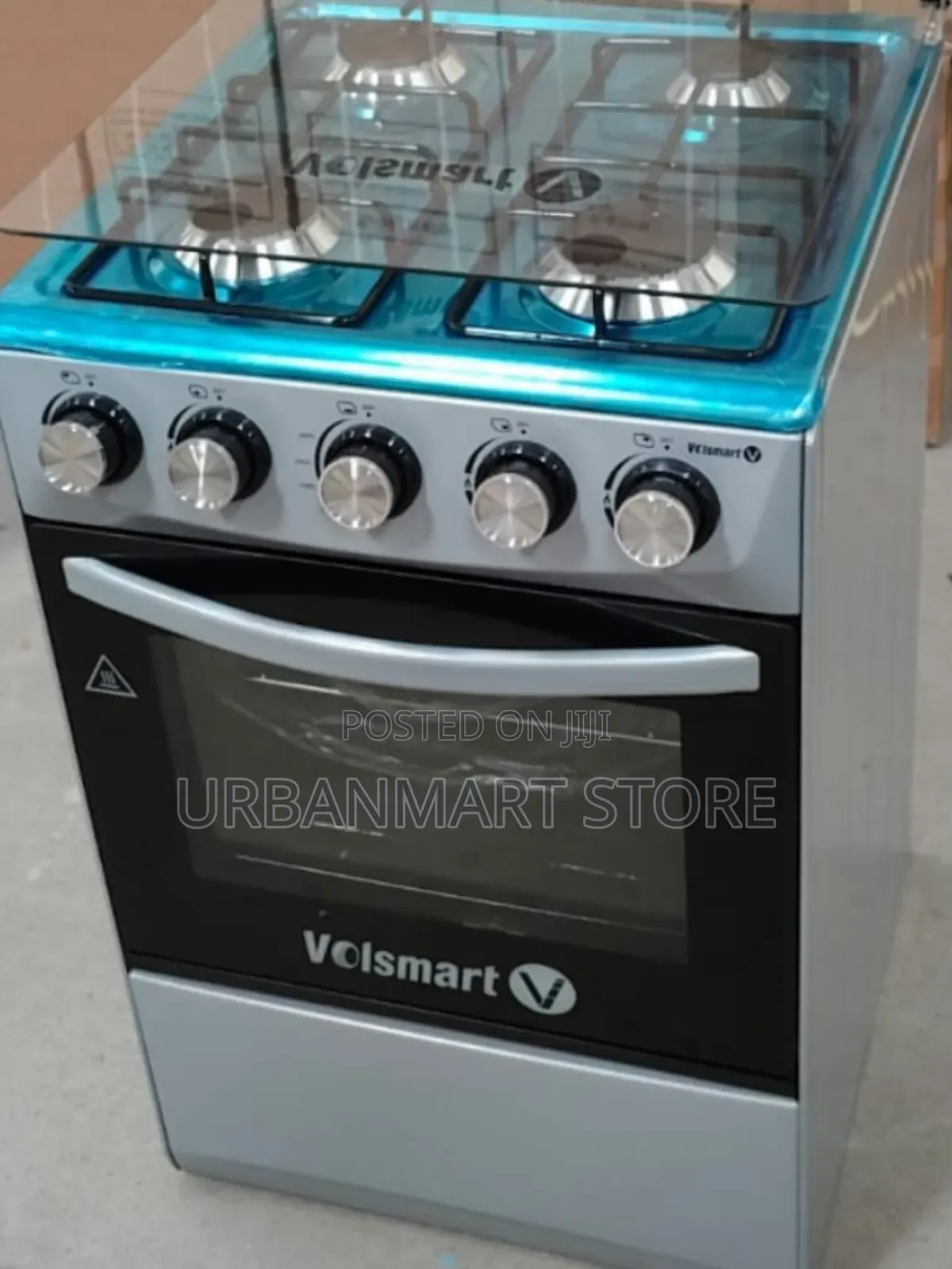 Volsmart 60x60 Full Gas Standing Cooker, With an Oven