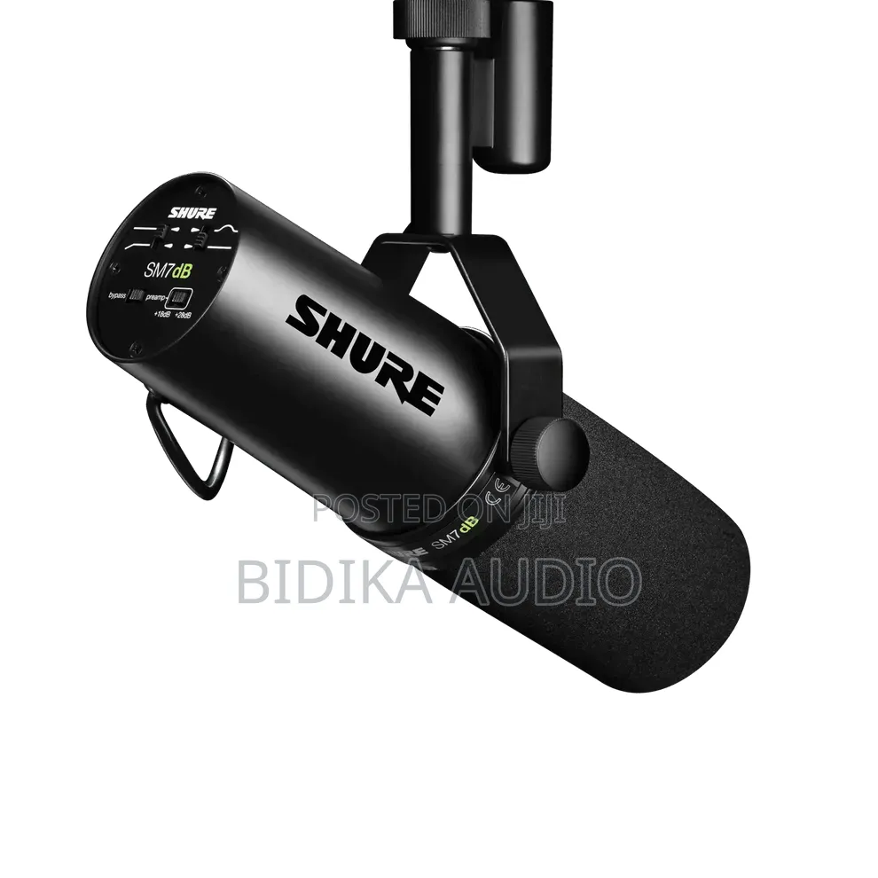 Shure SM7dB Kenya — Dynamic Vocal Microphone With Built-in Preamp